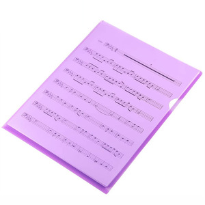Hot New <strong>L</strong>-<strong>Shaped</strong> Single Page A4 Size Document <strong>Folder</strong> <strong>Plastic</strong> Transparent Color <strong>PP</strong> Material <strong>File</strong> Storage Pouch - Product Image 3
