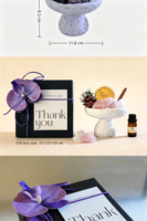 Diffuseur d'arômes en améthyste et quartz clair, ornement en roche volcanique violette, bol diffuseur de parfum, cadeau artisanal pour la maison