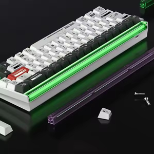 Hot Sale Portable 68 Keys Gaming <b>Keyboard</b> RGB Gaming <b>Keyboard</b> Custom Mechanical <b>Keyboards</b> for Laptop Computer - Product Image 2