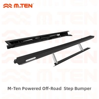 Marchepieds électriques M-TEN alimentés accessoires de pare-chocs tout-terrain pour Jeep Wrangler JL 4 portes en acier curseur latéral 1 ensemble