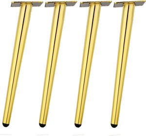 16inch Oblique Straight Metal Tapered Furniture Table <b>Leg</b> <b>for</b> Sofa Cupboard Cabinet Iron Plating Modern Gold Kitchen Stools - Product Image 1