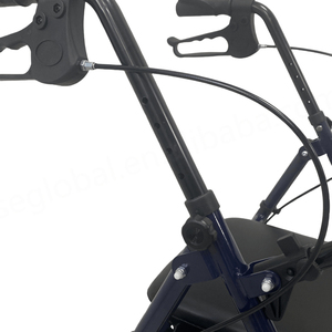 รถช่วยเดินแบบพับได้สำหรับผู้สูงอายุและผู้พิการ รุ่น CA505 ขายตรงจากโรงงาน พร้อมที่นั่ง  ระบบเบรกแบบดิสก์เหล็ก น้ำหนักเบา ได้รับการรับรองมาตรฐาน CE - Product Image 5