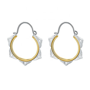 ต่างหูห่วงดอกบัว - Product Image 2