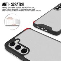 Étui mat antichoc pour Samsung Galaxy S23 Plus A14 A53 A72 S24 ultra S20 S21 FE S22 Plus Armor Bumper Cover Phone Case