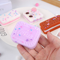 Nouveaux jouets anti-stress pour enfants, robots Emo à presser, en forme de biscuits Oreo et de soda, couleurs variées