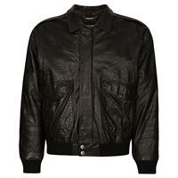 NAFA 2024 Blouson aviateur en cuir véritable pour hommes seniors personnalisé en usine printemps et automne