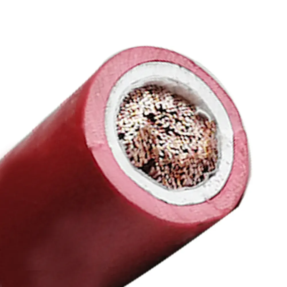 Flexible 35ミリメートル50ミリメートル70mm2 90mm2 Copper Rubber Pvc Welding Flat Twin Earth Cable