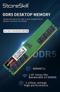 Pc Memory Ram Ddr5 for Desktop Long <strong>Dimm</strong> 1.1v CL42 Original Chips 16gb 32gb 4800mhz 5200mhz 5600mhz 6000mhz Ddr5 32gb - Product Image 3