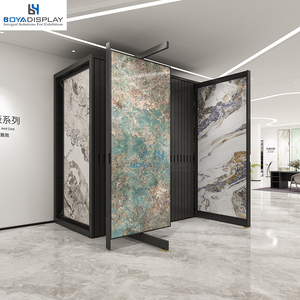 Tùy chỉnh tầng thường vụ kéo ra đá cẩm thạch xoay kim loại trượt gạch ceramic di động thạch anh PVC đá cẩm thạch đá kệ trưng bày - Product Image 2