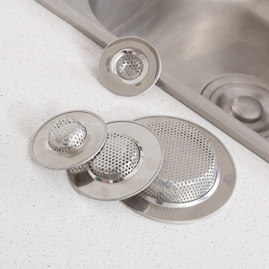Stainless Steel Floor Drain 3.5 In Circle Anti Corrosion Kitchen Bathroom Sink Strainer - Product Image 3