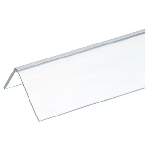 Wholesale pc corner protection anti-collision wall protection strip transparent plastic L corner acrylic edge