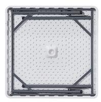 Table pliante en plastique HDPE de qualité supérieure pour événements extérieurs, mariages, jardins, 6 pieds/8 pieds, prix direct usine