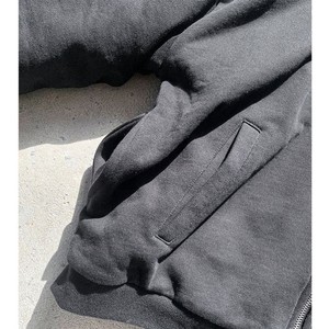 هوديز شتوية مخصصة للرجال، ملابس مخصصة قابلة للعكس بسحاب وفرو، هوديز ثقيلة الوزن مع فرو داخلي للملابس الشتوية - Product Image 6