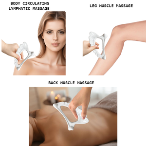 Benutzer definierte Keramik Pink <span class=keywords><strong>Eye</strong></span> Kopfhaut Piedra Multi Point Gua Sha Porcelana Kit Großer Körper Guasha für Gesichts massage gerät Stein Werkzeug technologie - Product Image 6