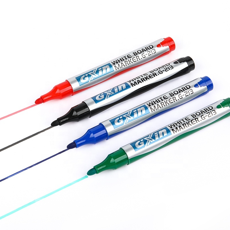 Gxin G-213 Custom Logo High Performance Writing Smooth Classic dry erase markers Competitive Price White Board Marker Pen