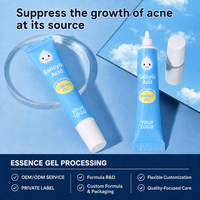 Gel Visage Personnalisable OEM à l'Acide Salicylique pour Soins des Imperfections, Essence Clarifiante Anti-Points Noirs et Minimisatrice de Pores pour Peaux Grasses à Tendance Acnéique