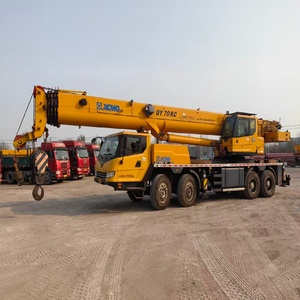 QY70KC 70 Ton Used Mobile Truck <b>Crane</b> With <b>Engine</b> And Pump Motor Good Working Condition - Product Image 3
