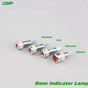 8 mét Chrome hoặc thép không gỉ chống thấm nước IP67 <span class=keywords><strong>Auto</strong></span> Red 12V LED chỉ số ánh sáng với cáp - Product Image 1