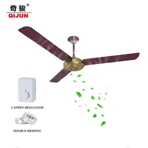 48 56 inch Iraq Market Gold Color 5 Speed New National Ceiling Mounted Fan