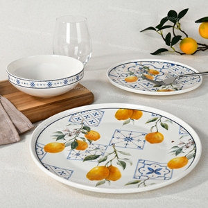 Juego de Platos de Porcelana <span class=keywords><strong>HEMERA</strong></span> Classic de 18 Piezas, Listo para Enviar, para Uso Doméstico y Hotelero - Product Image 4