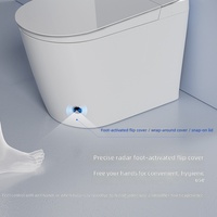 WC intelligent monobloc de luxe avec bidet intégré, design élégant, électronique, pour salle de bain, sanitaires intelligents