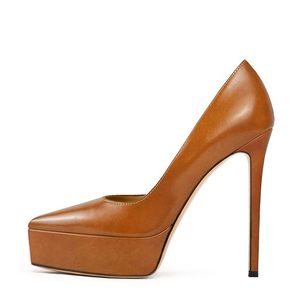 Zapatos de Tacón Alto Talla Grande 45 para Mujer, Zapatos de Punta Puntiaguda, Plataforma Ancha, Tacones de Aguja Sexys, Colores Personalizados, Sandalias de Vestir - Product Image 5