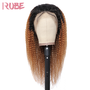 1B/30 kinky tóc giả xoăn 13X4 ren phía trước tóc giả nguyên Brazil tóc con người afro kinky xoăn tóc con người ren phía trước tóc giả cho phụ nữ da đen - Product Image 1