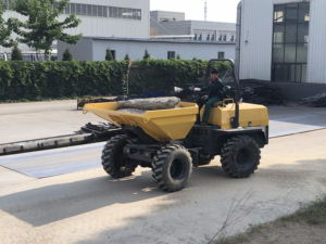 Высокое качество импортный двигатель 4x4 приводной роторный бункер мини-самосвал для продажи - Product Image 6