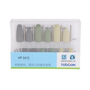 Kit di lucidatura acrilica per uso Extra orale HP0305E HP1405E Lab odontoiatrica lucidante in Silicone Burs dentiera denti in acrilico Kit per lucidare - Product Image 2