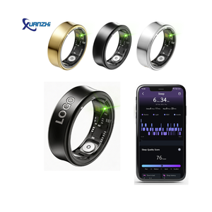 Anello Smart SHR OEM K3 con Analisi AI delle Emozioni, <span class=keywords><strong>Meditazione</strong></span>, Frequenza Cardiaca, Sonno, 128 Multisport, HRV, Fitness Tracker, APP, 2026 - Product Image 1