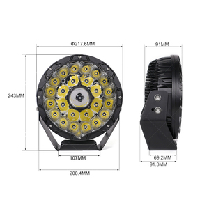 Đèn Sương Mù HID Xenon 9 Inch 4X4 2023 K 55W Laser Siêu Sáng 6000 Đèn Pha + Đèn Chiếu Điểm - Product Image 3