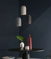 Nouveau Design de lustres en Terrazzo, lampe suspendue nordique, décoration de la maison, plafonniers en ciment