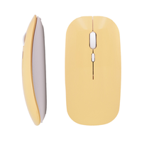 Seenda — Mini-souris bluetooth silencieuse, Ultra-fine, pour PC portable, clavier, batterie mode unique, pour étudiants et travail