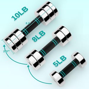 Ensemble d'<span class=keywords><strong>haltères</strong></span> réglables OEM pour hommes <span class=keywords><strong>et</strong></span> femmes, <span class=keywords><strong>haltères</strong></span> avec poignée en mousse anti-chute pour la maison, la salle de sport, le bureau, <span class=keywords><strong>haltères</strong></span> en acier pour l'exercice - Product Image 5