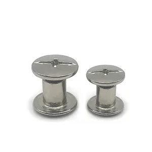 Chicago Screw M5 Head 10 Stainless Steel Phillips And Slotted Flat Head Chicago Screw Rivets