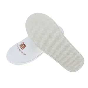 Wholesale Personalized Hotel Cotton Velour Slipper With Hotel Logo