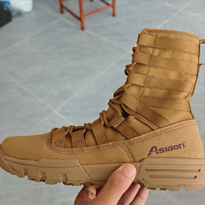 DFJB06 Yellow Asiaon Tactical <b>Boots</b> Suede Tan Waterproof Outdoor All Seasons Men's <b>Hiking</b> <b>Boot</b> wholesales - Product Image 2