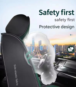 <span class=keywords><strong>Coprisedili</strong></span> Auto Universali in Pelle di Lusso, Resistenti all'Usura e allo Sporco, Traspiranti, <span class=keywords><strong>per</strong></span> Cinque Posti - Product Image 5