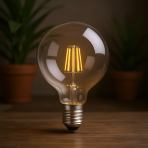 Lampadina LED Decorativa Globo 6W 2700K E27 Luce Bianca Calda a Forma di Globo - Product Image 3