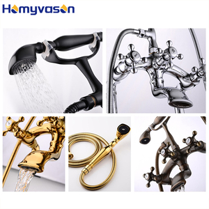 ก๊อกน้ำอ่างอาบน้ำอัตโนมัติชุดฝักบัวอาบน้ำทองเหลือง - Product Image 6