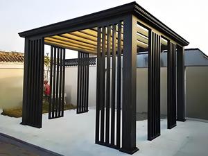 알루미늄 합금 정원 파빌리온 긴 복도 빌라 야외 안뜰 골동품 파빌리온 조경 랙 - Product Image 2