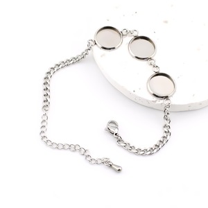 โซ่สร้อยข้อมือฐานกลมสแตนเลสสำหรับทำเครื่องประดับ DIY ความยาวปรับแต่งได้ 175 ซม. - Product Image 4