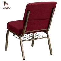 Nouvelles chaises d'église empilables en métal de chaise d'église de conception à vendre