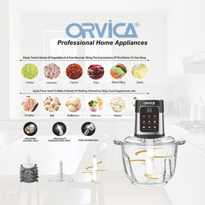 Hachoir à viande électrique domestique ORVICA, norme européenne, mixeur multifonctionnel, robot culinaire, hachoir pour aliments pour bébés - Product Image 1