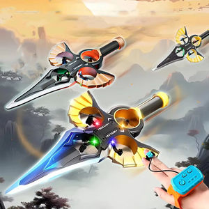 Drone <span class=keywords><strong>Telecomandato</strong></span> con Doppio Controllo e Spada Laser Luminosa, Rotazione a 360 Gradi, Aeroplani in Schiuma - Product Image 2