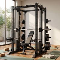 Machine de musculation multifonctionnelle Zoshine avec poulies doubles réglables pour entraînement à domicile