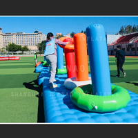 Jouets gonflables interactifs et accessoires Team Building Tour gonflable de Hanoi Puzzle pour les événements sportifs