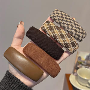 Style rétro épingle à cheveux pour femmes élégant automne hiver côté frange pince élégant chapeaux pour cheveux cassés BB pour pinces à cheveux - Product Image 1