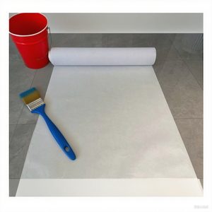 Einfach zu installierende selbst klebende Teppich folie, keine unordentlichen Bänder, Blätter ohne klebrige Markierungen, 100cm breite Rollen bodens chutz folie - Product Image 3