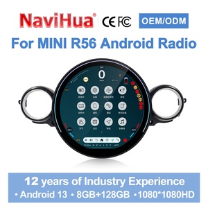 Navihua Dashboard Upgrade CarPlay Multimedia Car Audio for BMW MINI R56/R60/F54/F60 LCD Round Screen <b>Stereo</b> Digital Cluster - Product Image 2